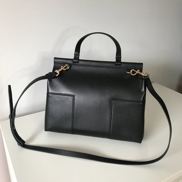 Tory Burch BlockT Satchel/Crossbody - Picture 3 of 10